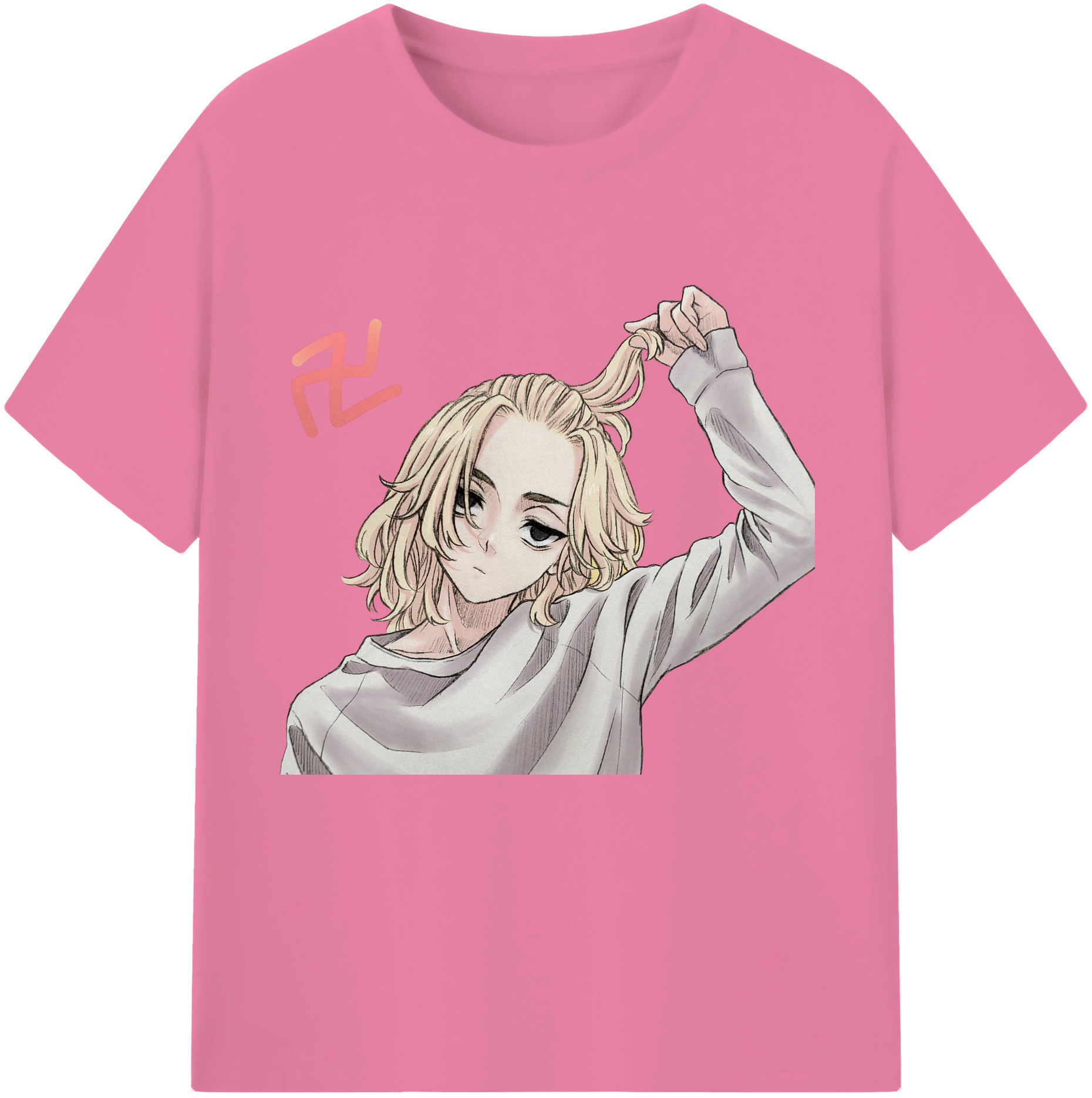 （画像用） 東京リベンジャーズ Tokyo Revengers 綿100％半袖Tシャツ（フロントプリント）